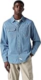 Levi's Hombre Camisa Casual Auburn Worker con Cuello francés