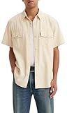 Levi's Ss Relaxed Fit Western Camisa Hombre, Newman Ecru