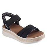 Skechers - BOBS SUN RAY, Sandalia Mujeres, Black