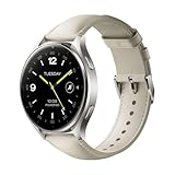 XIAOMI Watch 2 Titan - Funda Gris con Correa de Cuero Blanco