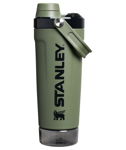 STANLEY Activate - Botella agitadora de 20 onzas, vaso agitador de acero inoxidable aislado