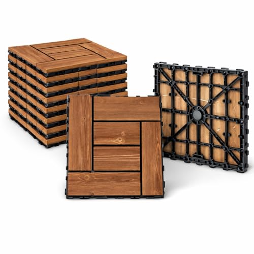 Acomoda Textil - Baldosa de Madera Encajable