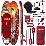 HUIIKE Tabla Paddle Surf Hinchable con Accesorios Incluidos, Remo, Quillas, Inflador. Stand Up