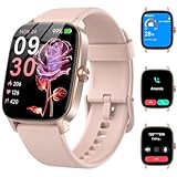 Reloj Inteligente Mujer Hombre con Llamadas Bluetooth y Voz AI, 1.85'' Smartwatch