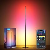 Govee Lámpara de Pie Moderna, RGBIC Funciona con Alexa, Google Assistant Matter, 16 Millones Colores