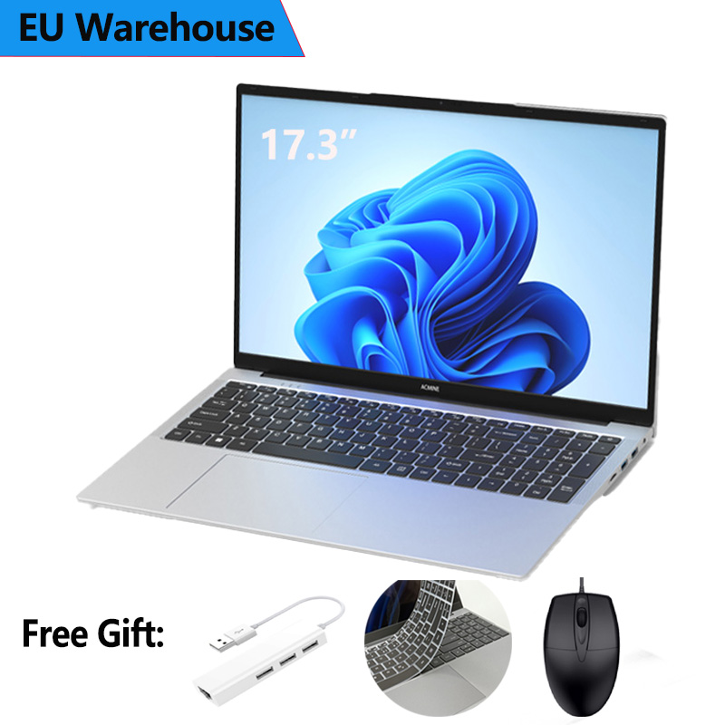 Nuevo Portátil de 17.3 Pulgadas, 16 GB de RAM, 512 GB/1 TB SSD, Intel N150, Portátil Ligero