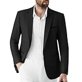 Autsel Blazer Chaqueta de Traje para Hombre Slim Fit con 1 Botón Blazer para Hombre Elegante