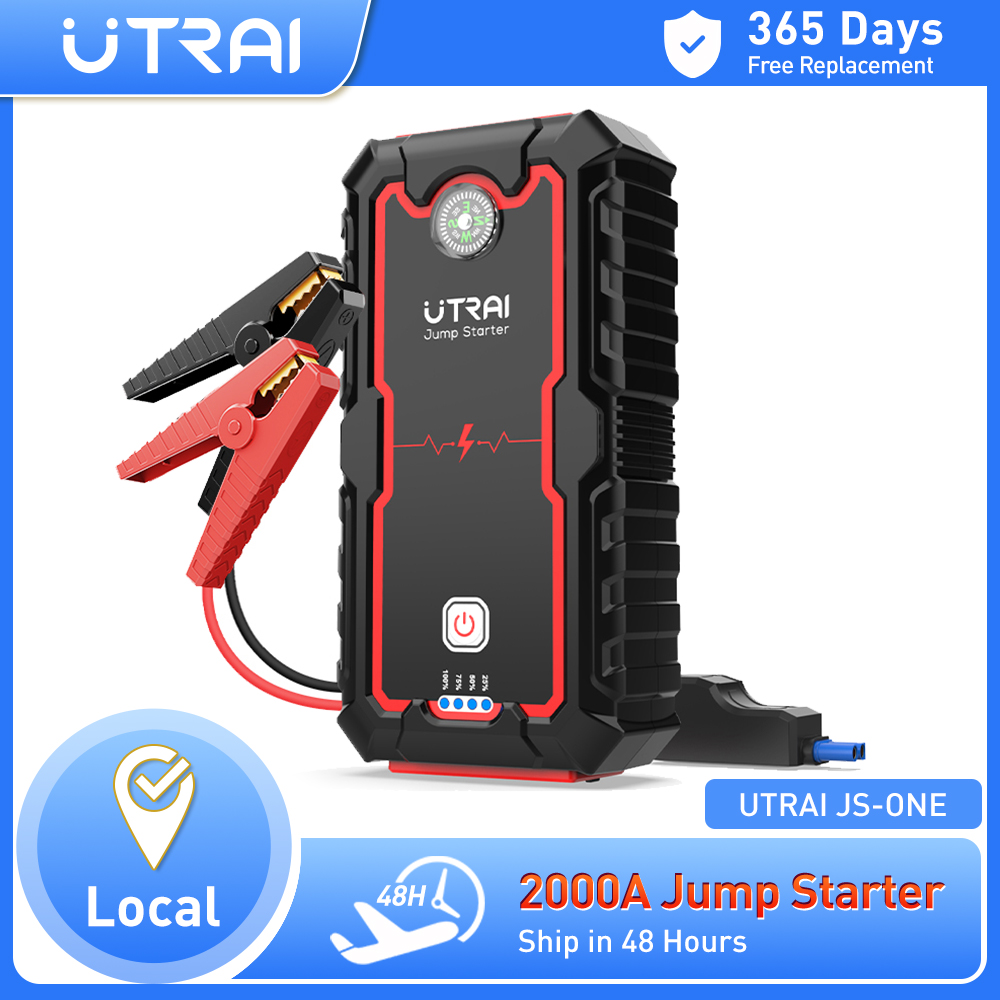 UTRAI-arrancador portátil de batería de coche, dispositivo de arranque automático de emergencia