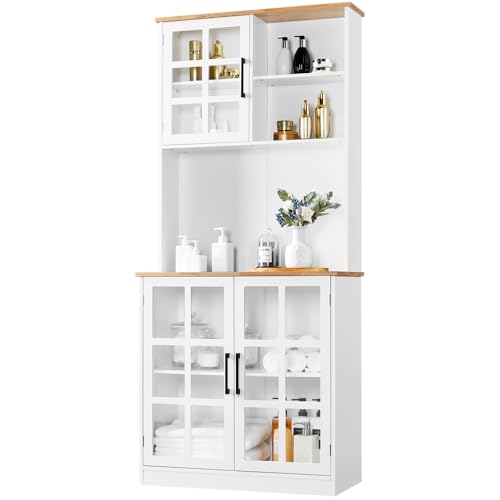 Yaheetech Alacena de Cocina Mueble Buffet Armario de Cocina Aparador de Almacenaje