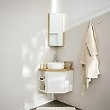 MOB-IN - Mueble bajo lavabo esquinero Sorrento