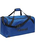 hummel CORE - Bolso deportivo, color azul True Blau y negro, talla XS