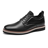Bruno Marc Zapatos de Vestir Oxfords Zapatos de Cordones Comodos Clásico Zapatos de Traje Casuales