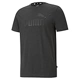 Puma ESS Heather tee Camiseta, Hombre, Dark Gray Heather