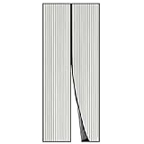 Mosquitera magnética para puerta de Apalus, cortina de malla, junta magnética