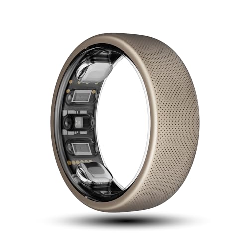Amazfit Anillo Inteligente Helio, sin suscripción, Monitor de sueño, frecuencia cardíaca, estrés