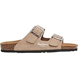 Pepe Jeans Sandalias de Piel Oban Beige