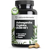 Ashwagandha KSM-66® ecológica de natural elements - 600 mg de extracto