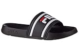 FILA Morro Bay Slipper, Sandalia Hombre, Black White