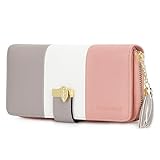 Pomelo Best - Monedero para Mujer de Gran Capacidad con RFID Bloqueo