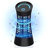 Regevo Lámpara Antimosquitos Eléctrica - Mata Moscas 4W UV de Alta Eficiencia