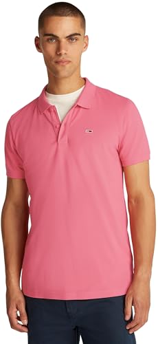 Tommy Jeans Polo de Manga Corta Hombre Slim Fit