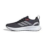 adidas Hombre RUNFALCON 5 TR Running Shoes, Core Black/Silver Metallic/Carbon