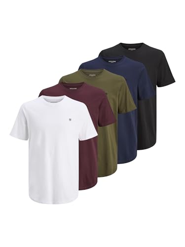 JACK & JONES JPRBLABRODY - Camiseta de Cuello Redondo para Hombre