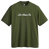 Levi's Camiseta de Manga Corta para Hombre, Bri Levis Script KOM