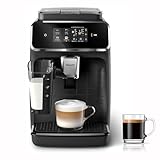 Philips Serie 2300 Cafetera Superautomática - Sistema de leche LatteGo, 4 tipos de café