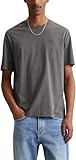 Marc OߴPolo Denim Hombre Camiseta de algodón orgánico Regular fit, Gris