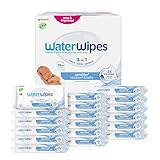WaterWipes Sensitive+ Newborn & Baby Wipes, Toallitas Para Recién Nacidos y Bebés, 1080 unidades