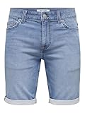 Only and Sons Ply Life Blue Shorts Hombre Pantalones Cortos