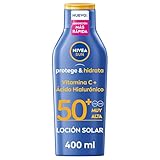 NIVEA SUN Protege & Hidrata - Leche Solar FP50+ - Protector Solar Corporal - Protección UVA/UVB