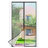 Mosquitera Puerta Magnetica - 85 x 205 CM - Cierre Magnético de Arriba a Abajo, Automáticamente