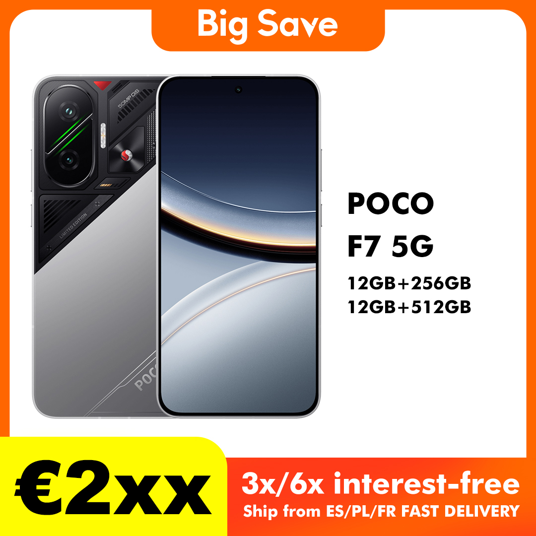 POCO F7 5G NFC versión UE sin cargador teléfono móvil inteligente  8S Gen 4 batería de 6500mAh