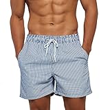 Aisprts Bañador Hombre Bañador Natacion Transpirable de Secado Rápido con 3 Bolsillos