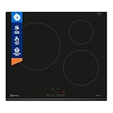 Balay - Placa de inducción, 60 cm, Zona gigante de 28 cm, Negro, sin marco inoxidable, 3EB865FR