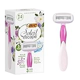 BIC Maquinillas para Mujer Soleil Escape con Mango Perfumado - Caja de 3 unidades