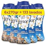 Lenor Perlas De Perfume para la Ropa, 133 Lavados (6 x 270g), Brisa Marina Y Jazmín