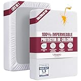 Utopia Bedding Protector Colchón 150 x 200 x 30 cm Impermeable, Certificación Oeko-Tex Funda Colchón