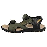 Geox Uomo Sandal Strada D, Sandalia Hombre, Musk Black