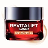 L'Oréal Paris Revitalift Láser Crema de Día Anti-Edad Triple Acción, Protección Solar SPF 25, 50 ml