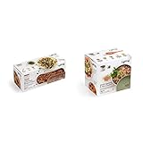 Lékué Recipiente para cocinar Quinoa, Arroces y Cereales, 1 Litro + Recipiente Quick Pasta, 1500 ml