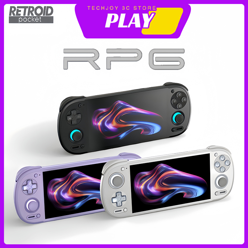 Consola de Juegos Portátil Android Retroid Pocket 6 RP6, Pantalla AMOLED de 5.5 Pulgadas 1080P