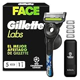 GilletteLabs UEFA Champions League Special Edition Maquinilla de Afeitar para Hombre con Barra