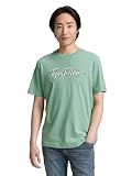TOM TAILOR 1047773 Camiseta, Dust Green, Hombres