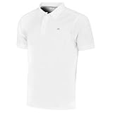 Calvin Klein Polo de Golf con Cuello Acanalado de Campus