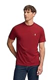 Polo Club Camiseta básica Granate de algodón con Logo Rigby Go para Hombre