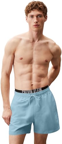 Calvin Klein Bañador Hombre Medium Double con Logotipo en la Cintura