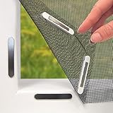 Hoberg Mosquitera para Ventanas con innovadora fijación magnética | Mosquitera Recortable